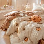 2023 New Style-Bread Dog Towel Embroidery Pure Cotton Washed Cotton Four-piece Set