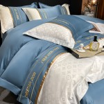 2023 new style washed silk jacquard embroidery four-piece set