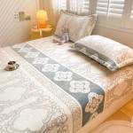 2023 New Printed Milk Velvet Single Product Bed Sheet