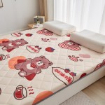 2022 new style new skin-friendly and comfortable printed cartoon mattress large bed Come on Bear