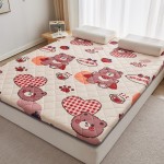 2022 new style new skin-friendly and comfortable printed cartoon mattress large bed Come on Bear