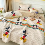 2022 New Disney Cotton Bed Cover Set Gentleman Mickey