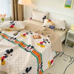 2022 New Disney Cotton Bed Cover Set Gentleman Mickey