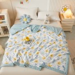 2023 New Printed Washed Cotton Summer Quilt Washed Cotton Summer Cooling Quilt Air Conditioning Quilt