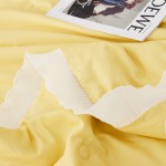 2023 New Modal Tencel Summer Quilt Series Egg Yolk