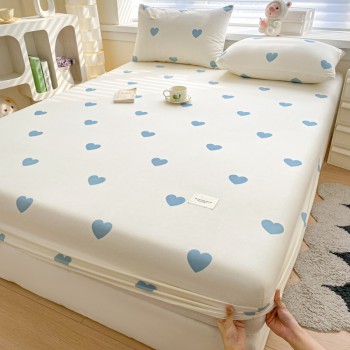 New skin-friendly and comfortable cotton printed series bed sheets